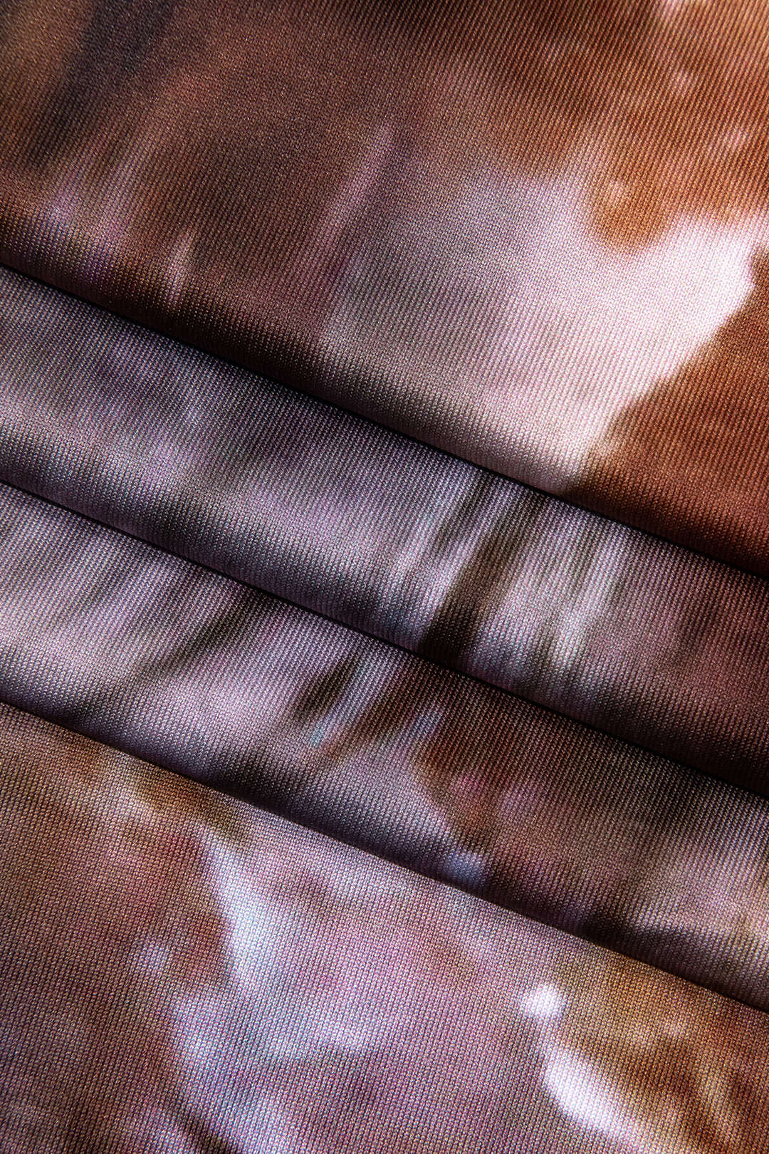 Batik Uzun Kollu Düşük Omuz Midi Elbise