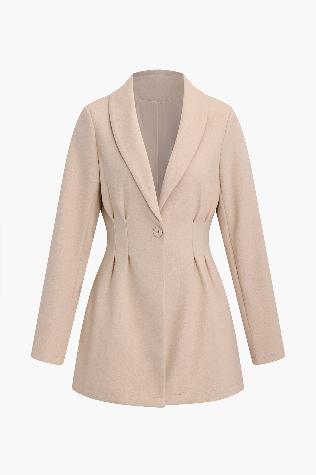 Beli Dantelli Yün V Yaka Ceket