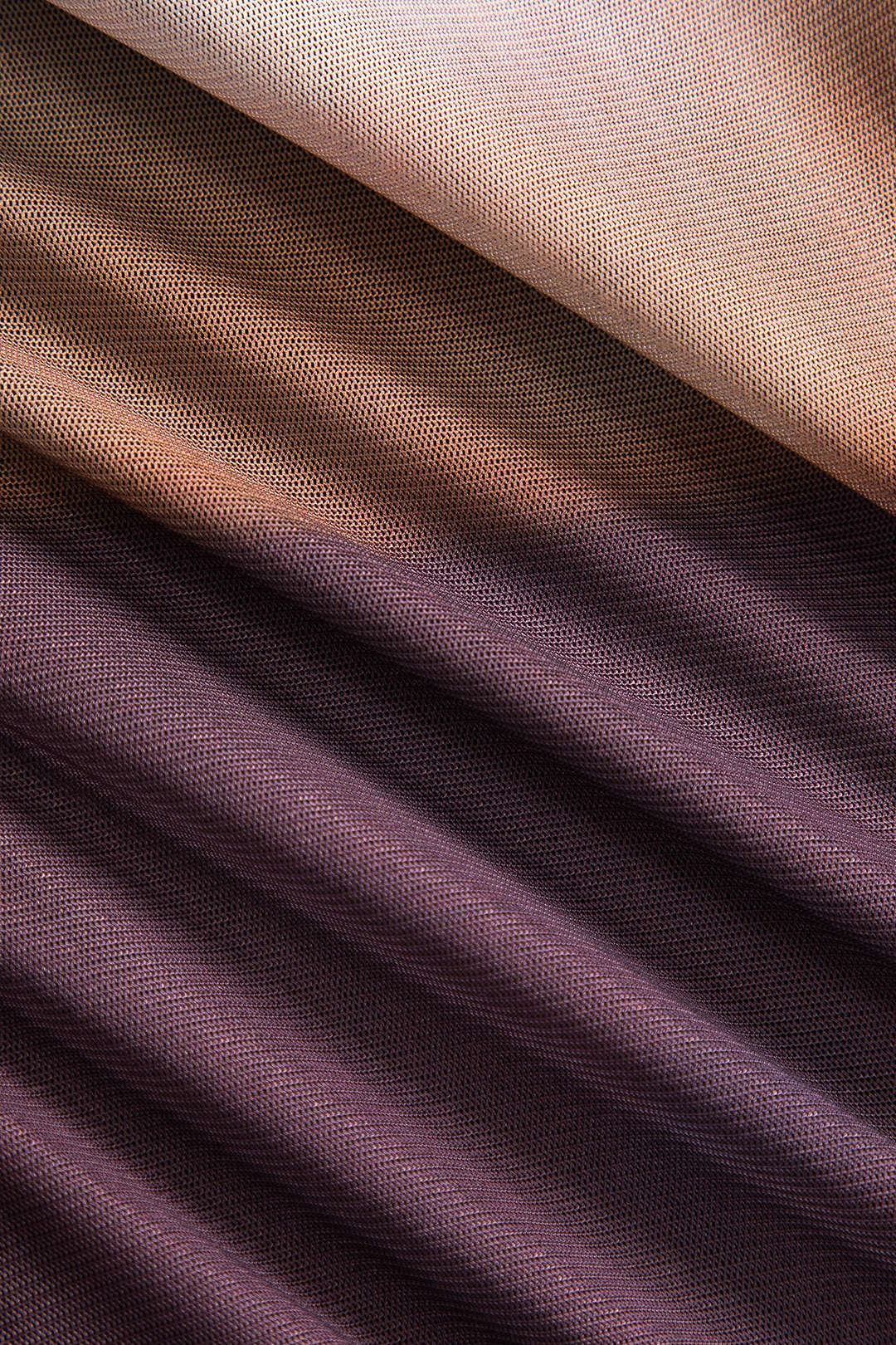 Büyük Beden Batik Baskı File Yuvarlak Yaka Dantelli Uzun Kollu Midi Elbise