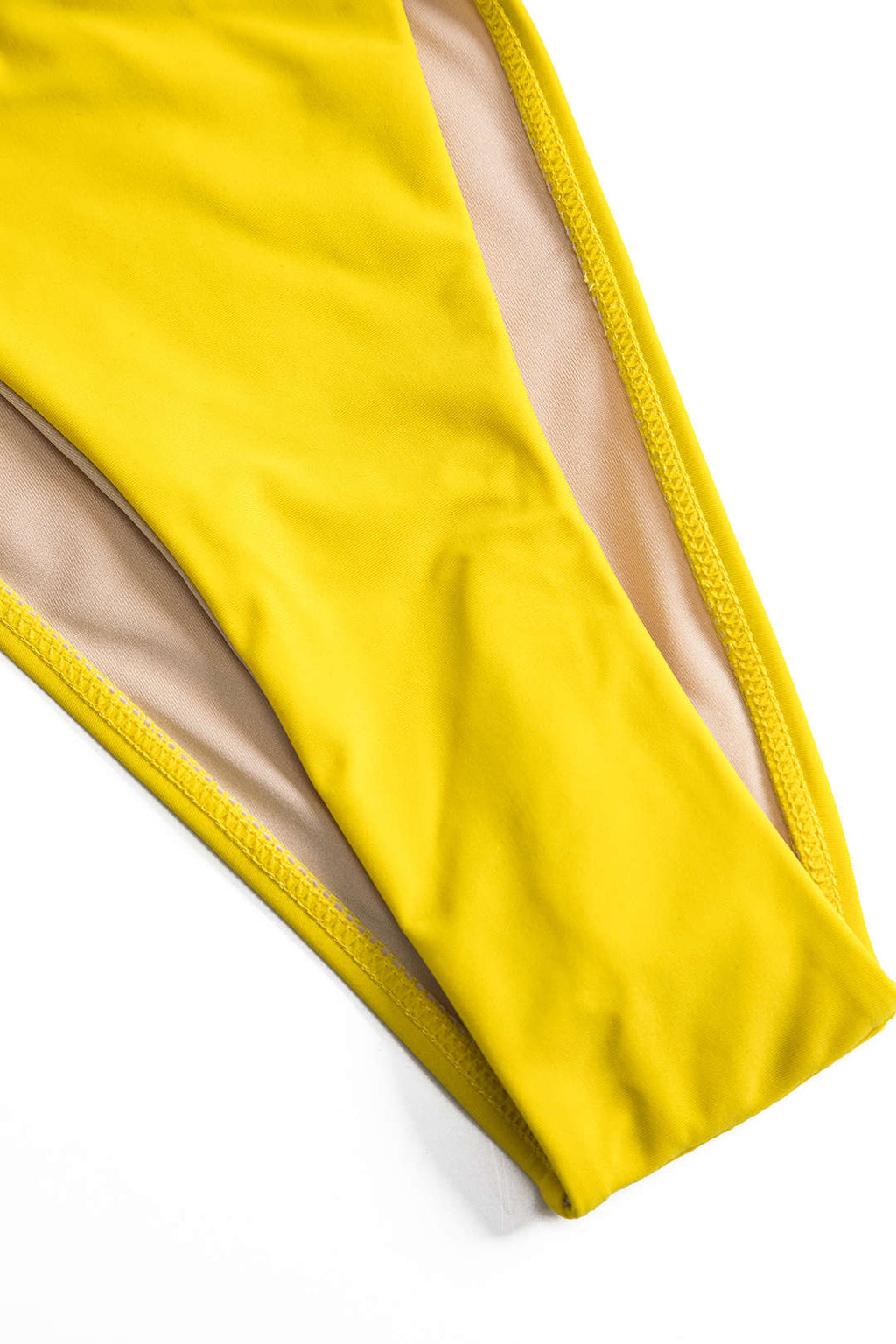 Buruşuk Bağcıklı Askılı Bikini Takımı