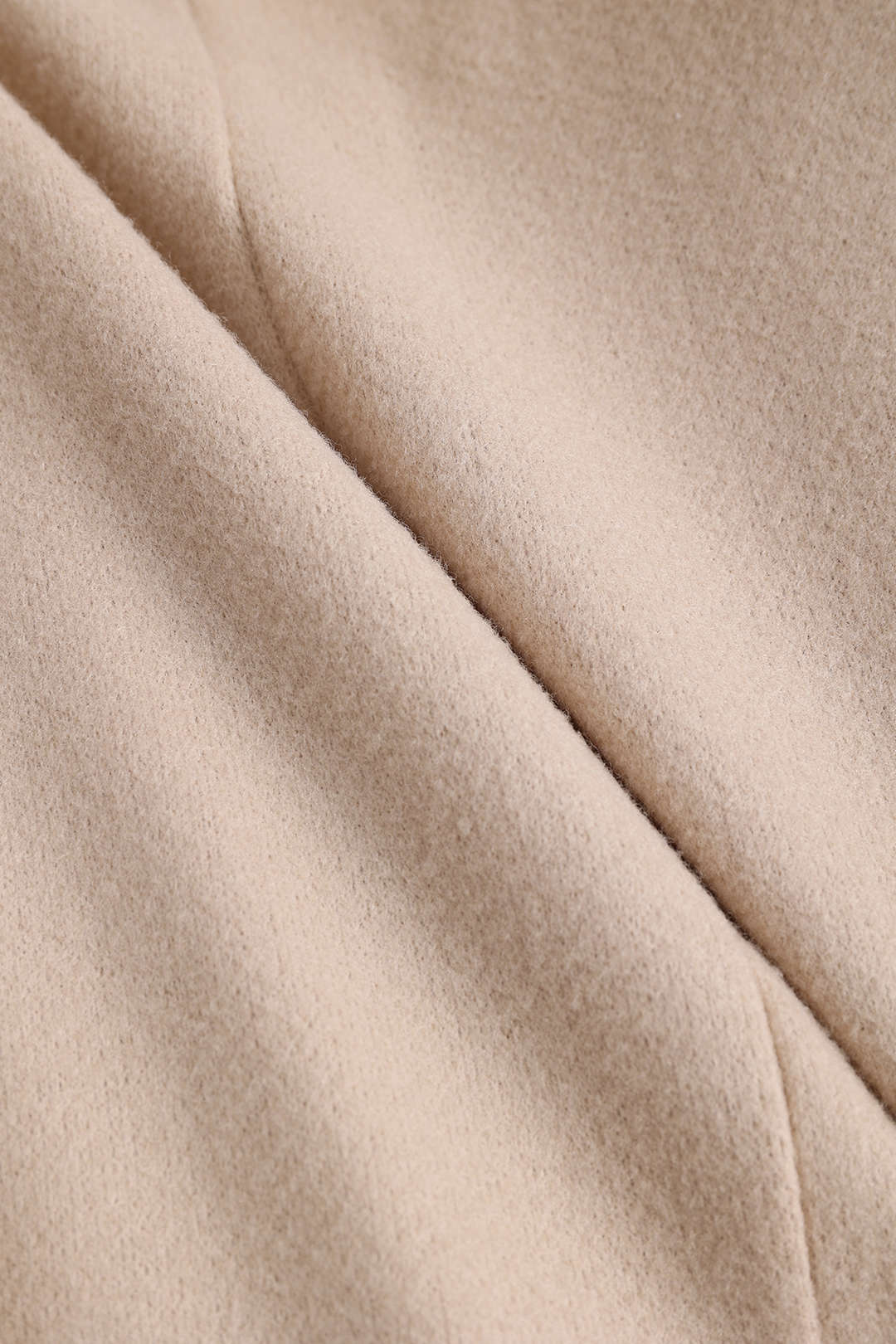 Beli Dantelli Yün V Yaka Ceket