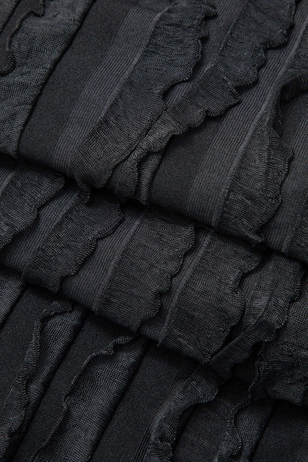 Büyük Beden Katı Düğme Fırfırlı maksi Elbise