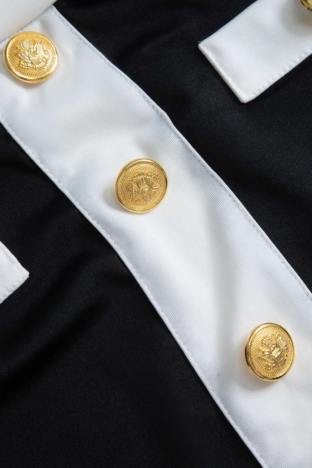 Apri Düğmeli top ve Etek Takım