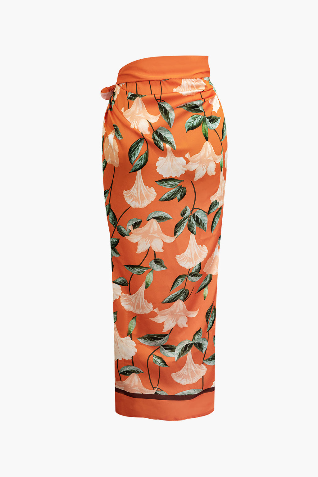 3D Halter Yaka Mayo ve Mayo Eteği Pareo Etek Takımı