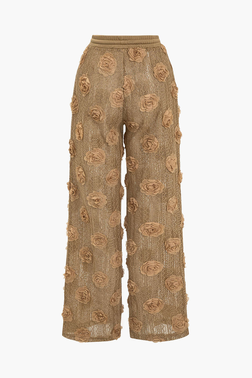 Aplikeli İpli Pantolon Takımı