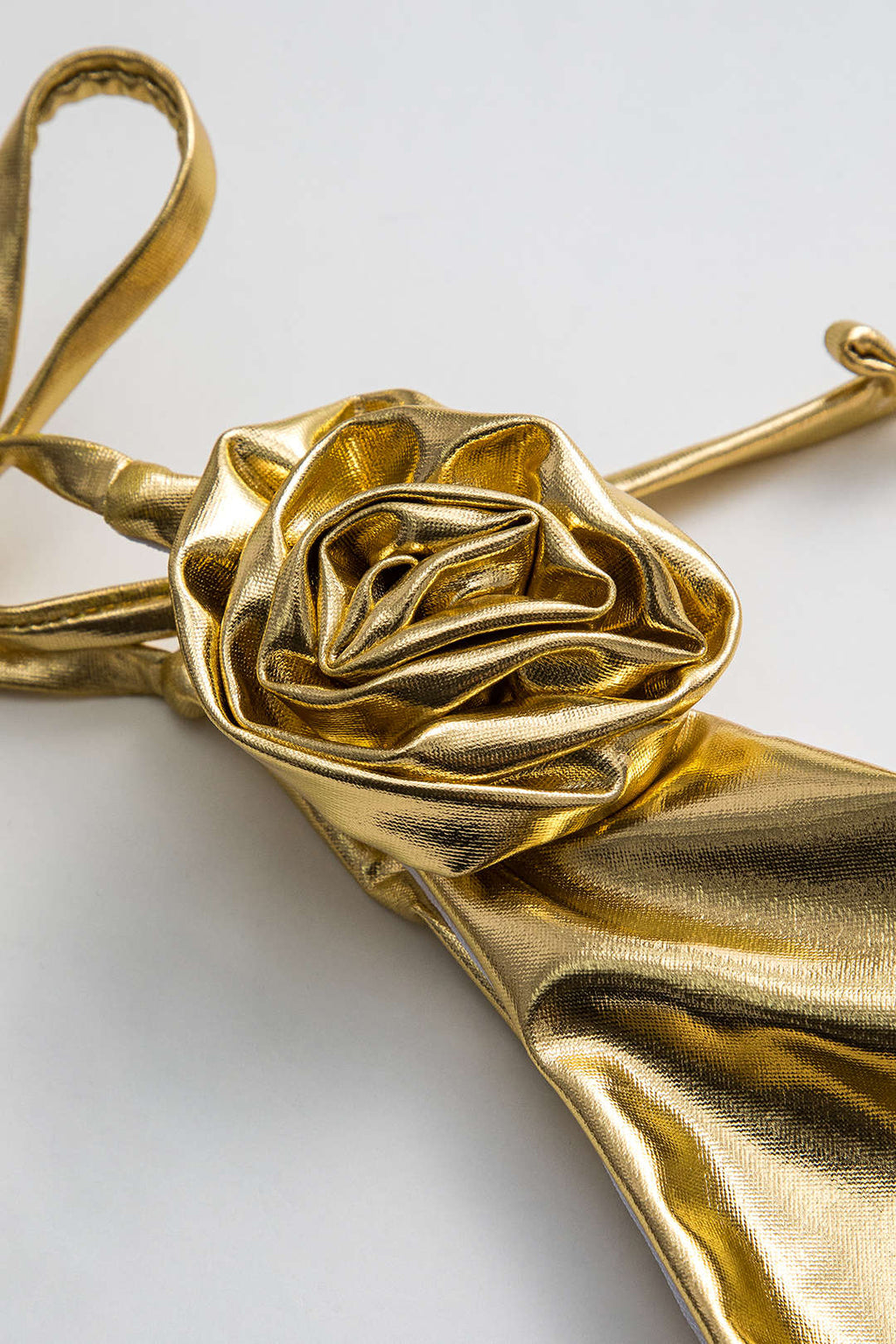 3D Çiçekli Bağlamalı Bikini ve Mayo Eteği Pareo Takım