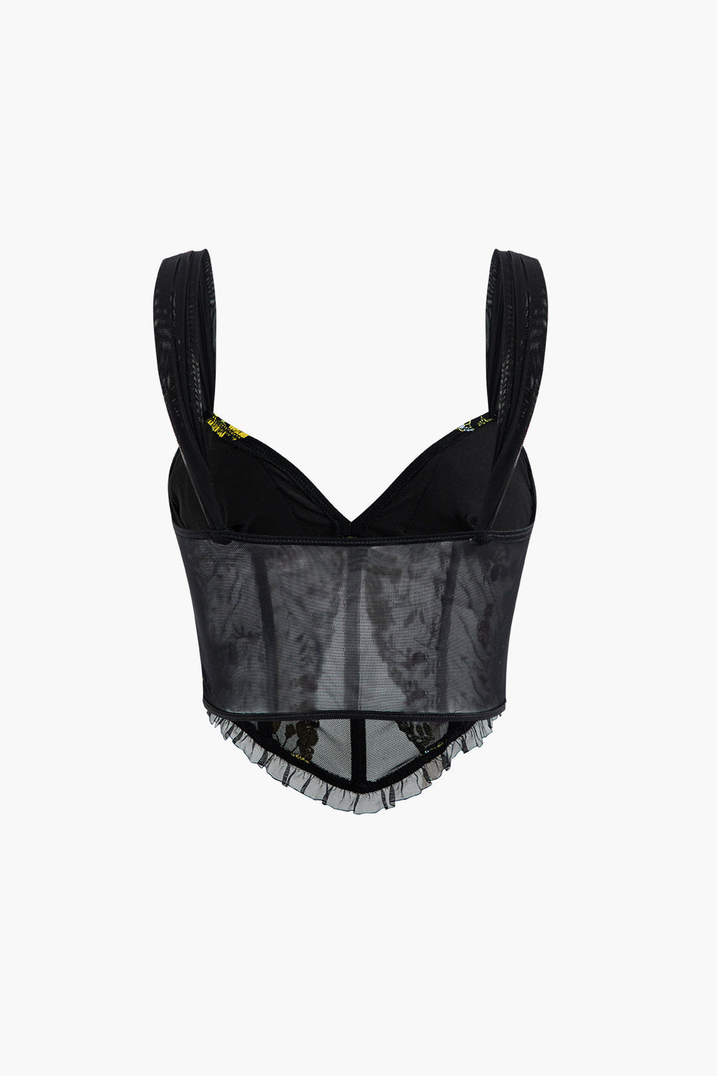 Çiçek İşlemeli Korsaj Büstiyer