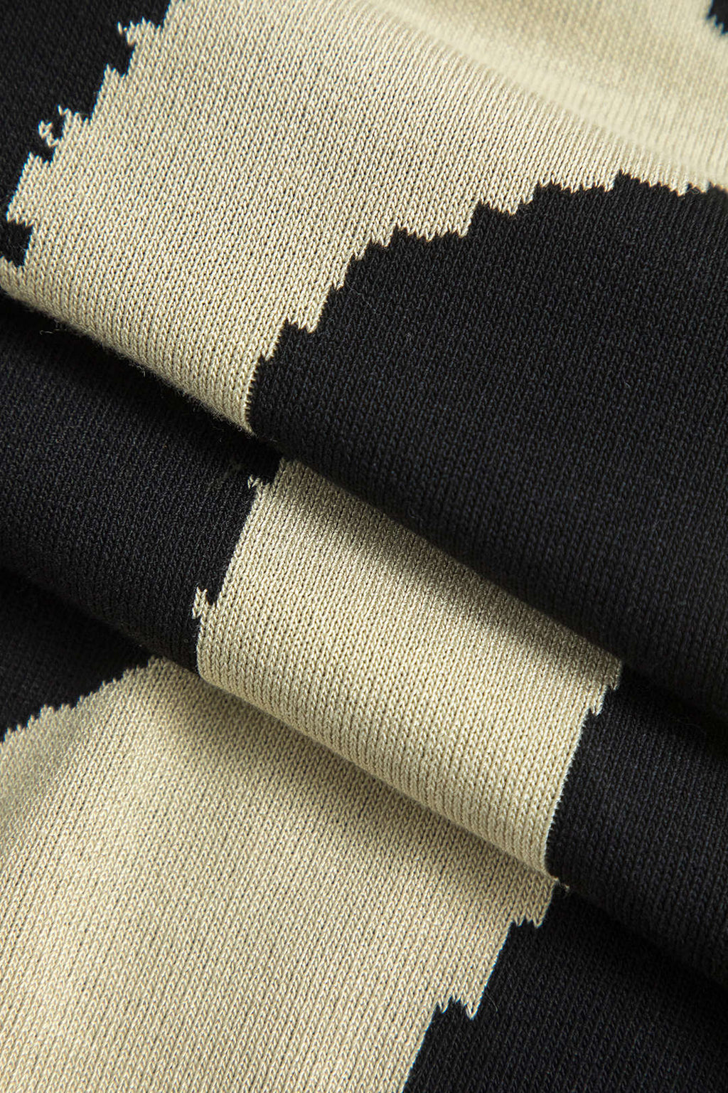 Büyük Beden Zebra Desenli Kolsuz Triko Mini Elbise