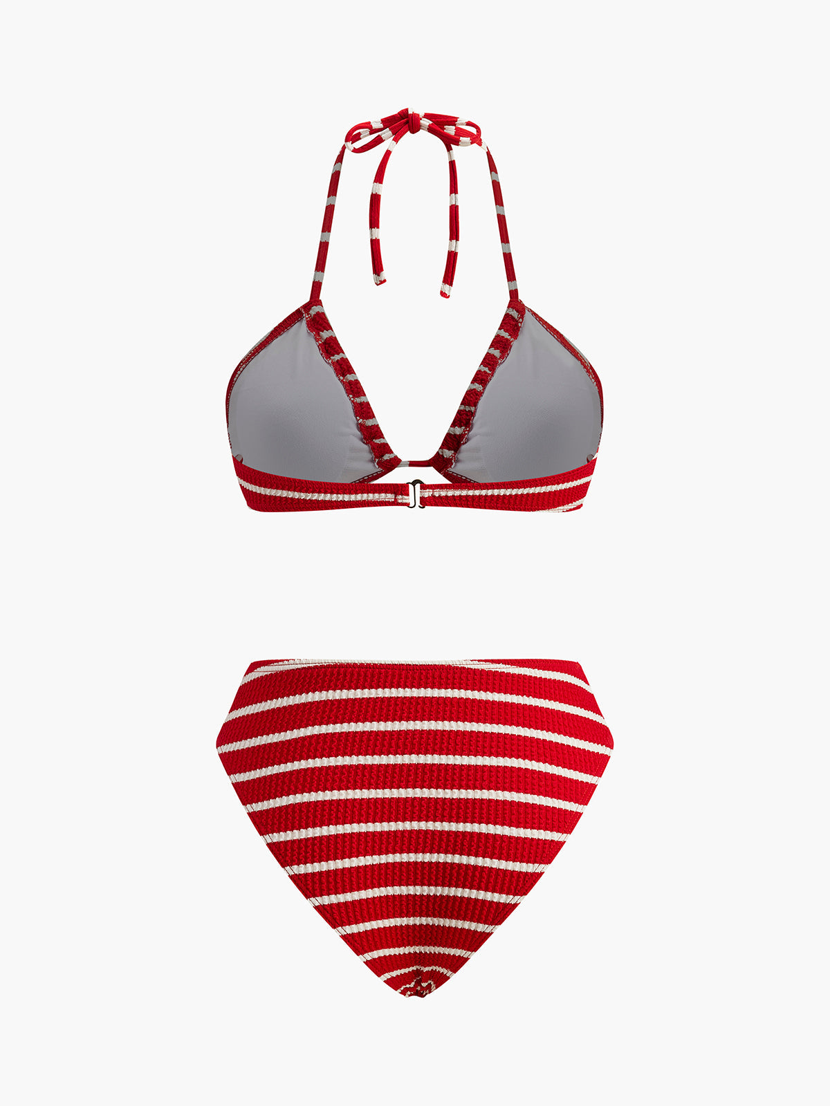Çizgili Bikini ve Şort