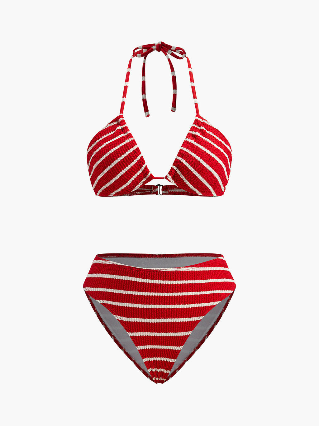 Çizgili Bikini ve Şort