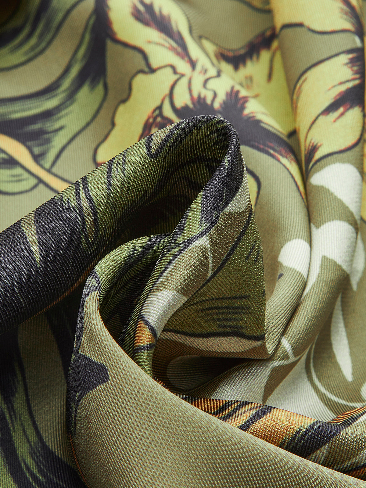 Çiçek Desenli Sarma Etek