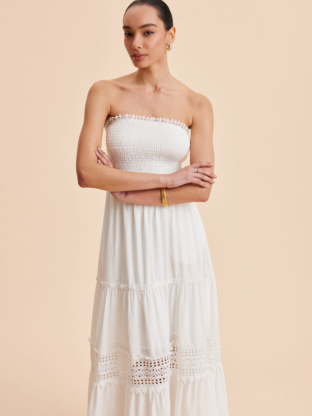 askılı midi elbise