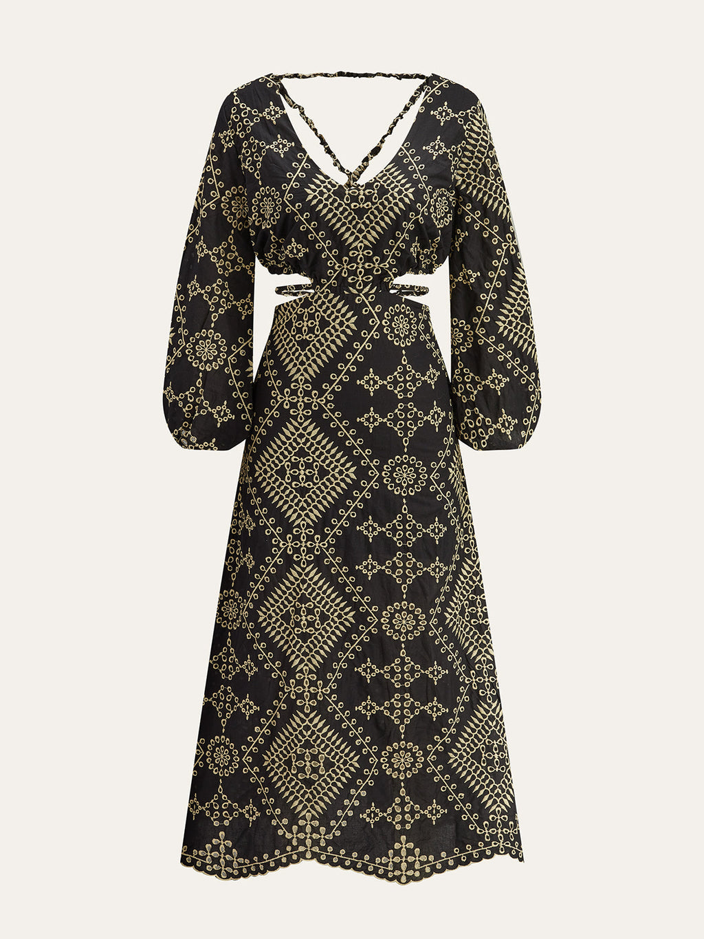 dekolteli maksi elbise