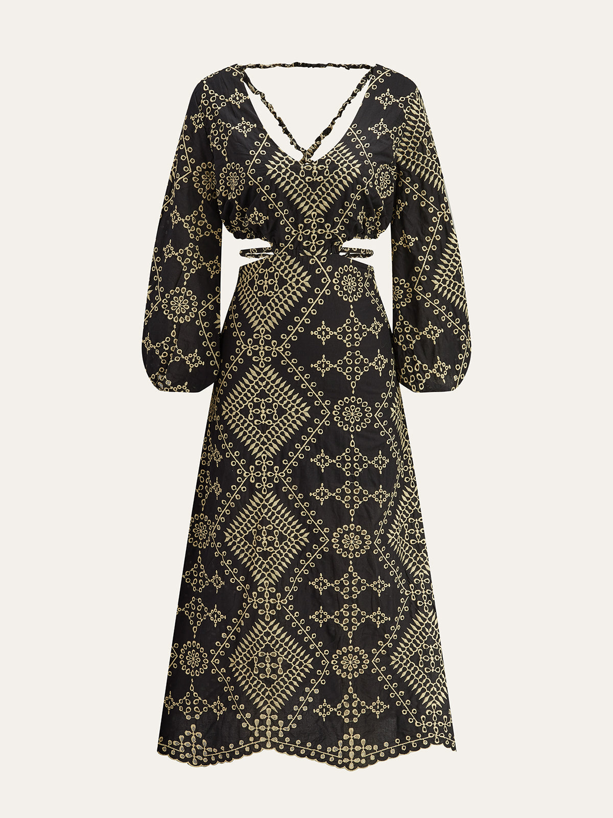 dekolteli maksi elbise