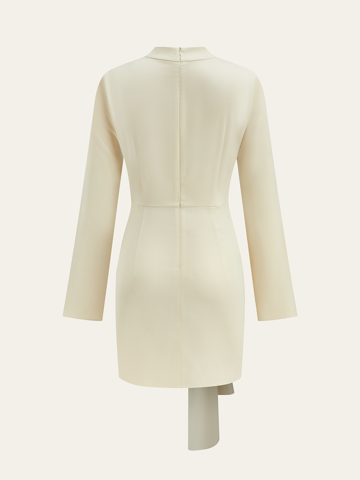 Uzun kollu mini elbise