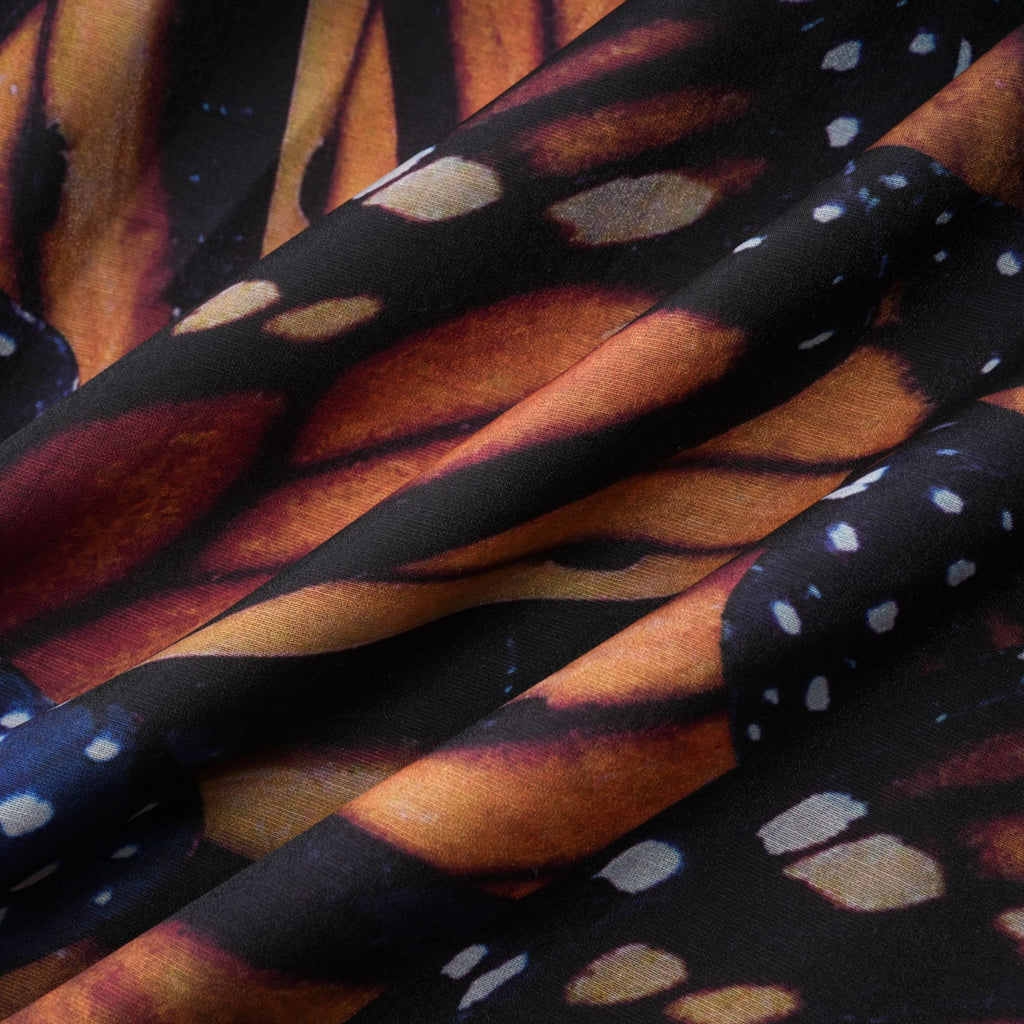 Coralie kelebek midi elbise