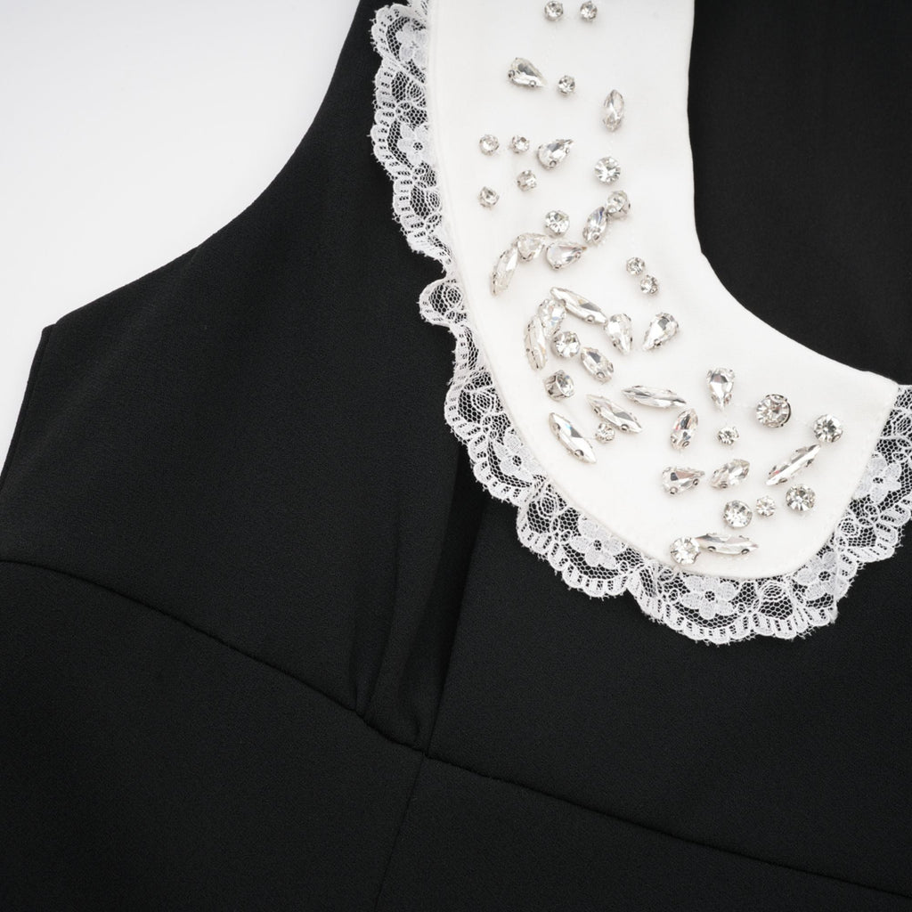 Delilah kristal mini elbise