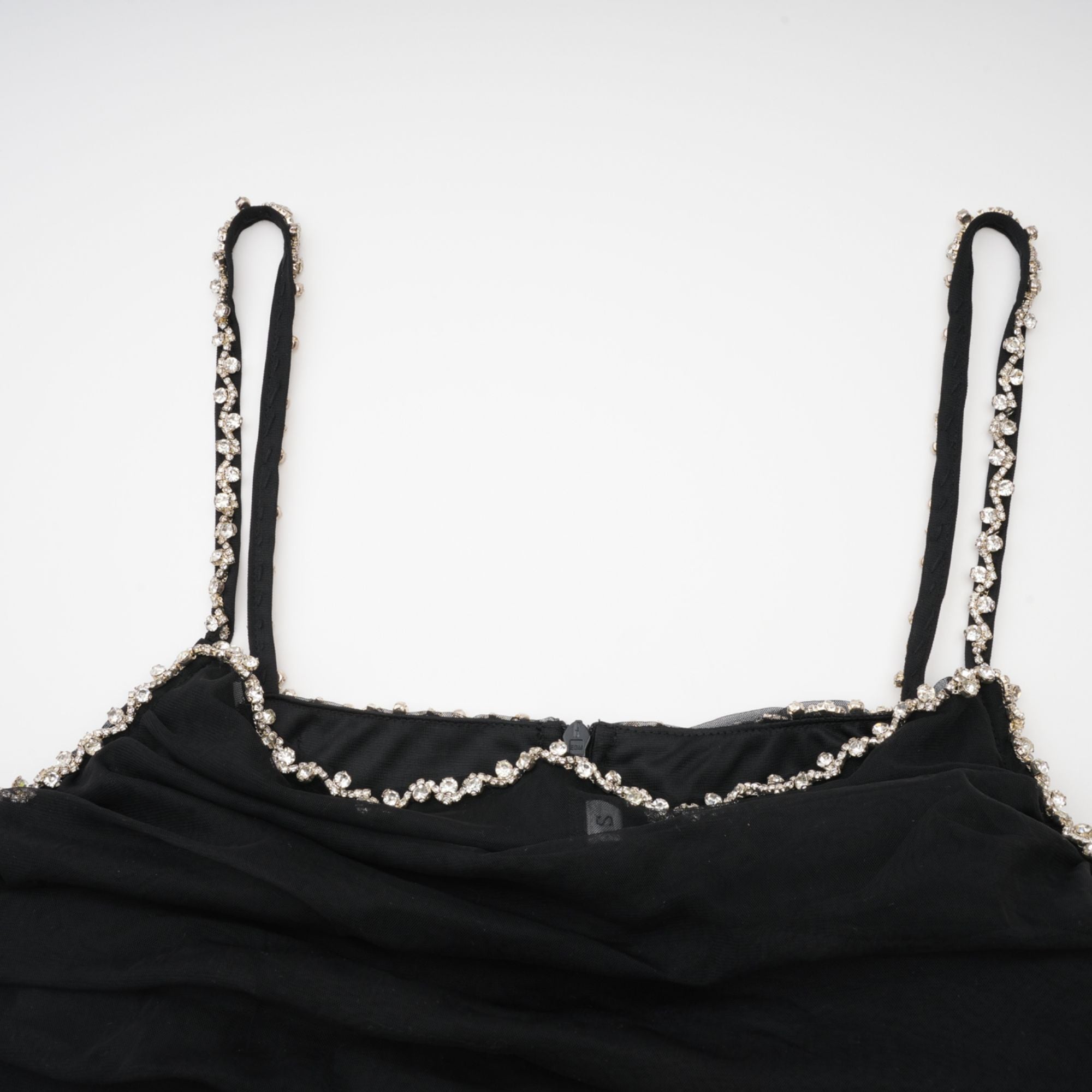 Catriona tül mini elbise