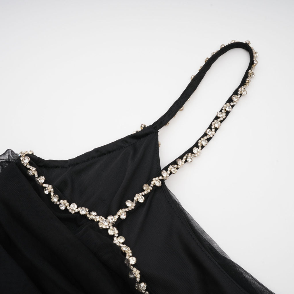 Catriona tül mini elbise