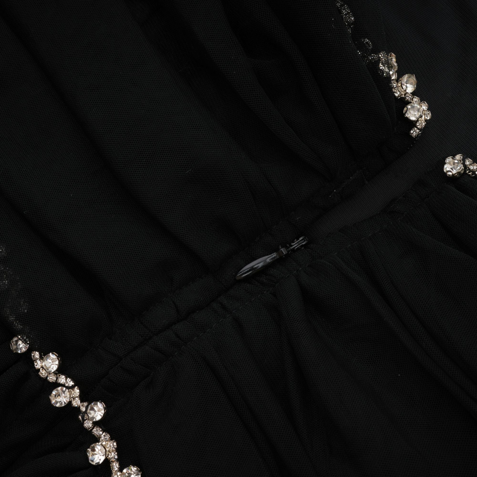 Catriona tül mini elbise