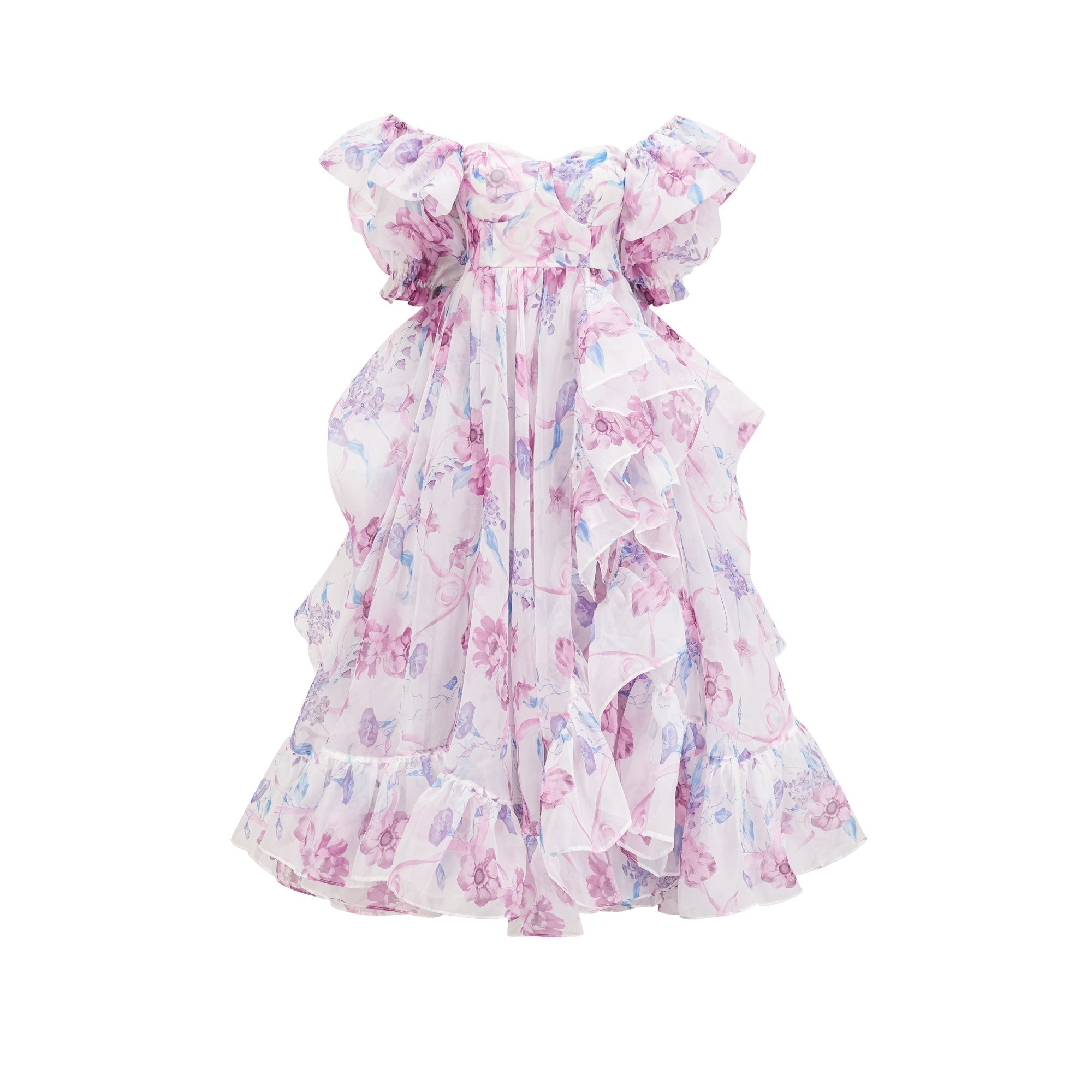 Béatrice pile midi elbise