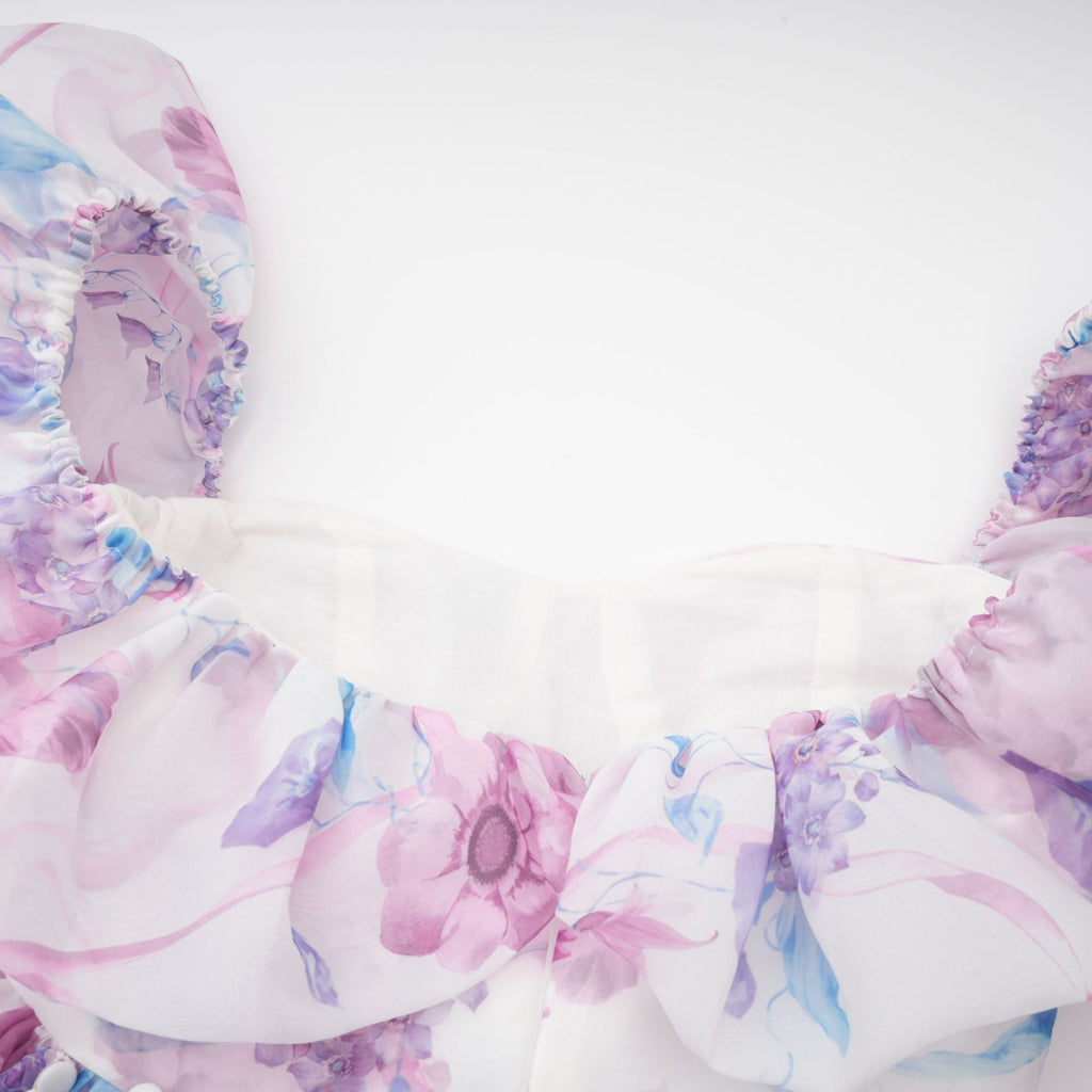 Béatrice pile midi elbise