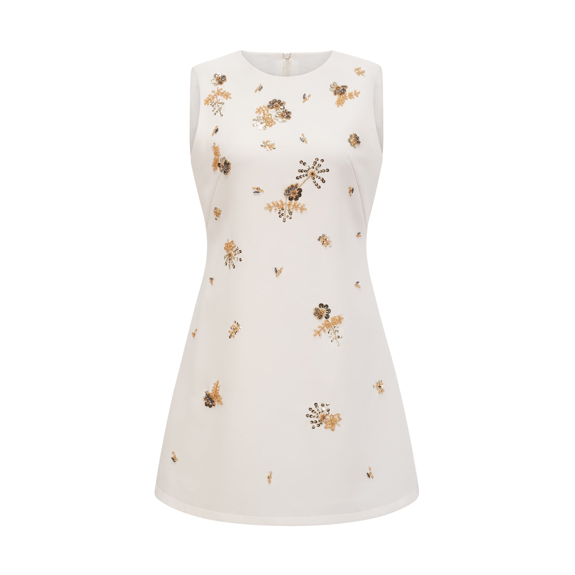 Cyrielle süsleme mini elbise