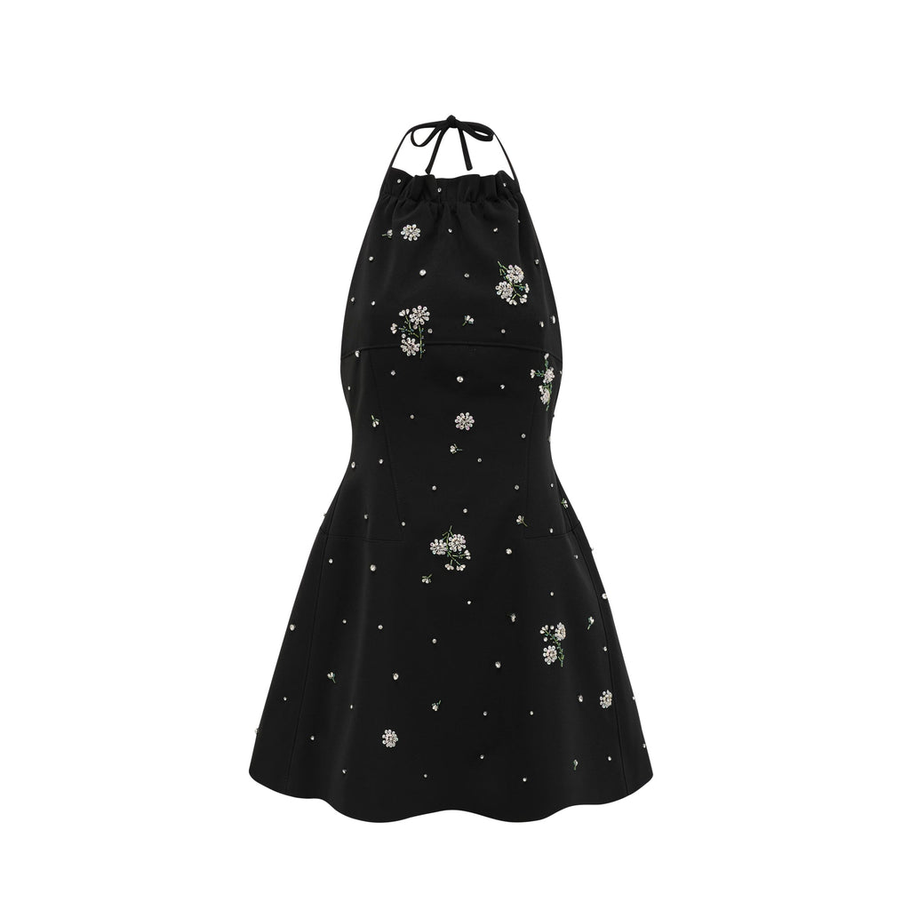 Ariane kristal mini elbise