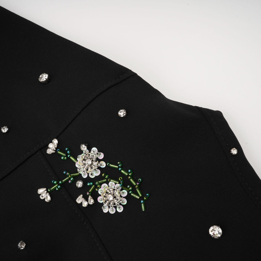 Ariane kristal mini elbise