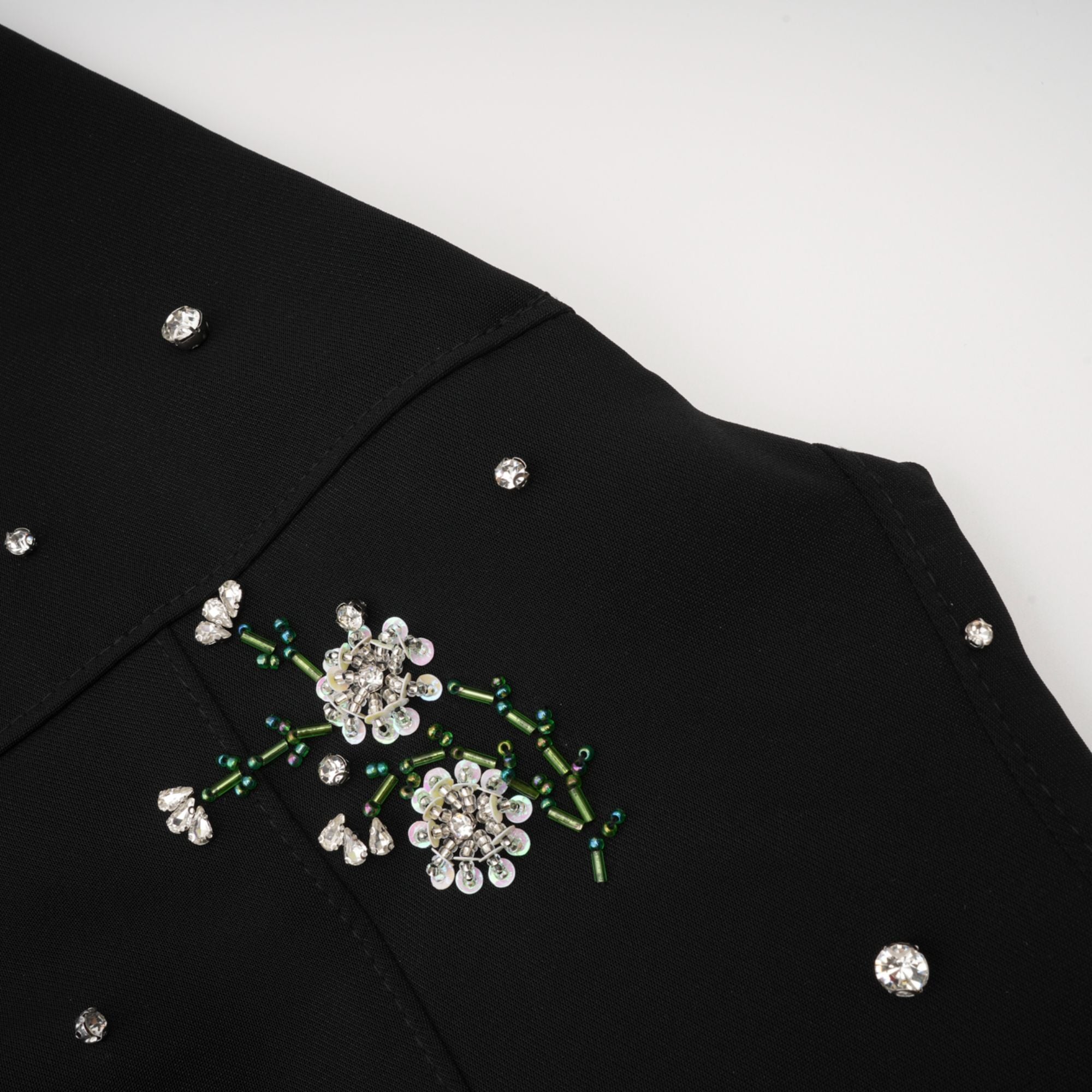 Ariane kristal mini elbise