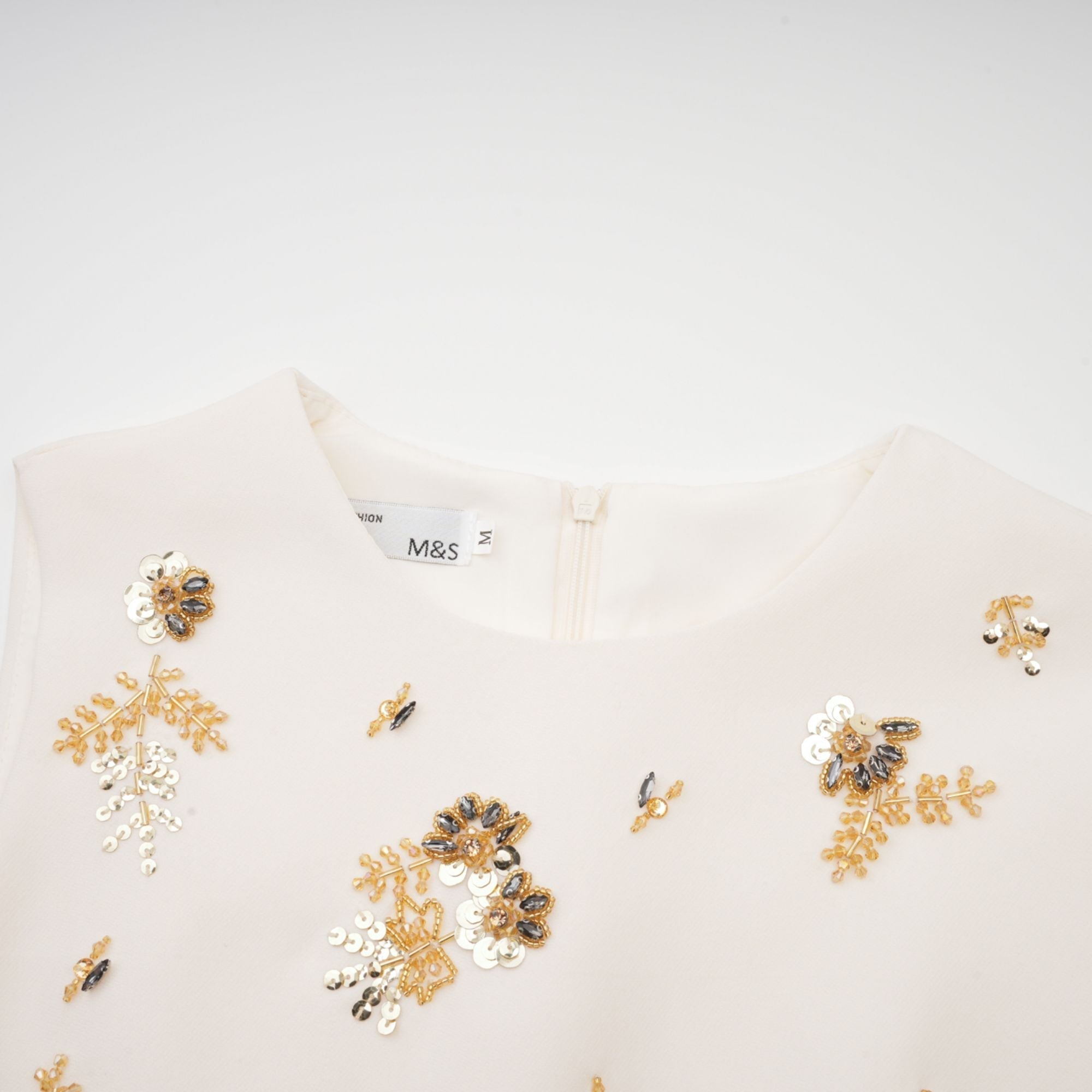 Cyrielle süsleme mini elbise