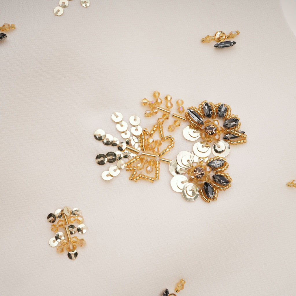 Cyrielle süsleme mini elbise