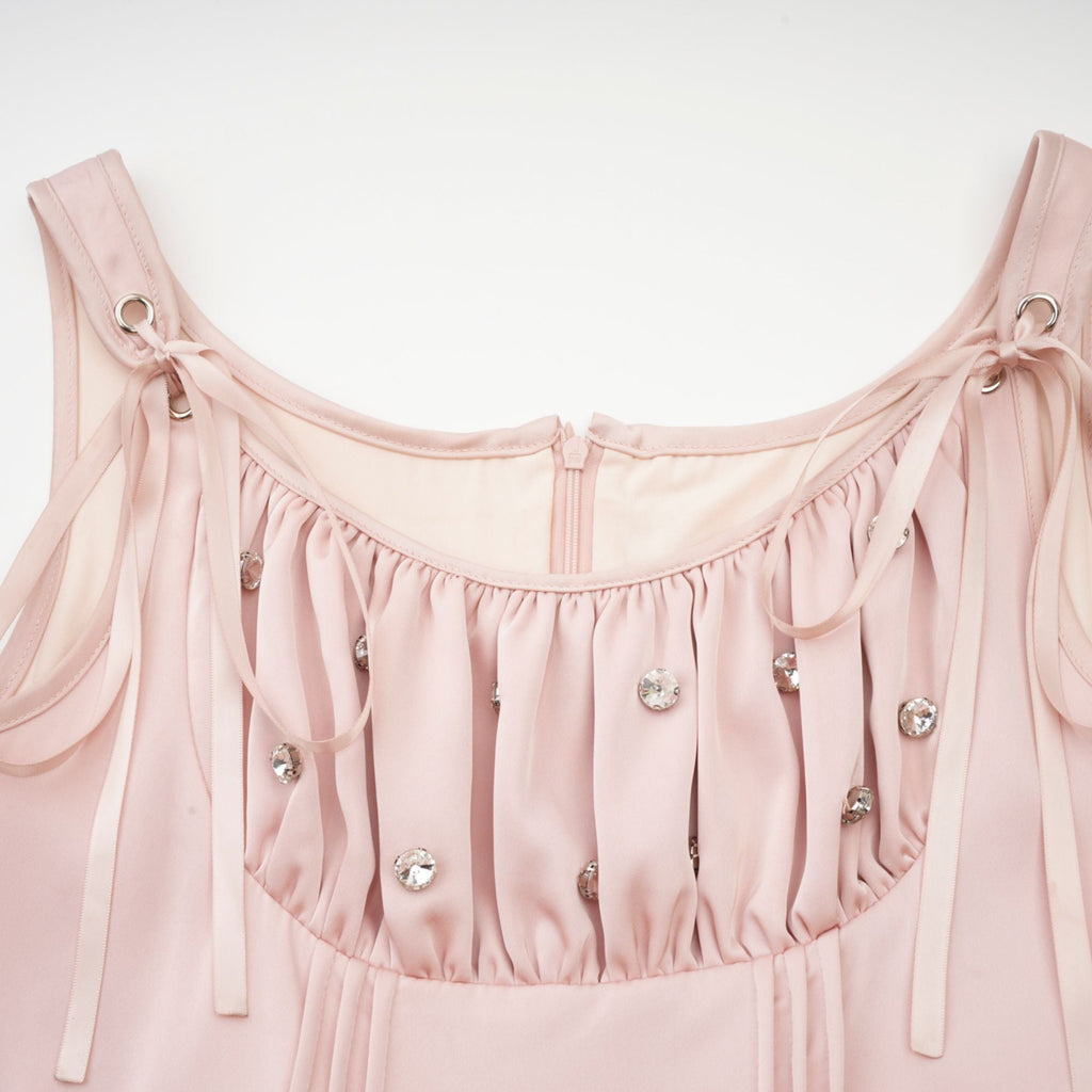 Axelle kristal mini elbise