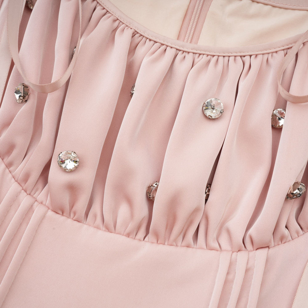 Axelle kristal mini elbise