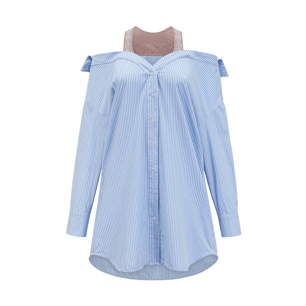 Agathe gömlek mini elbise