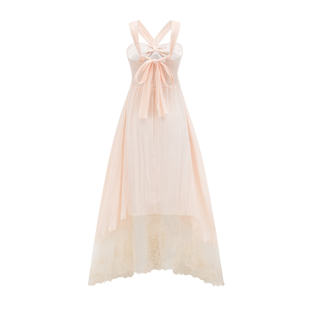 Bérénice dantel midi elbise