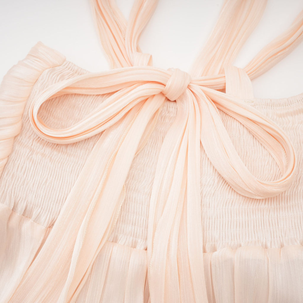 Bérénice dantel midi elbise