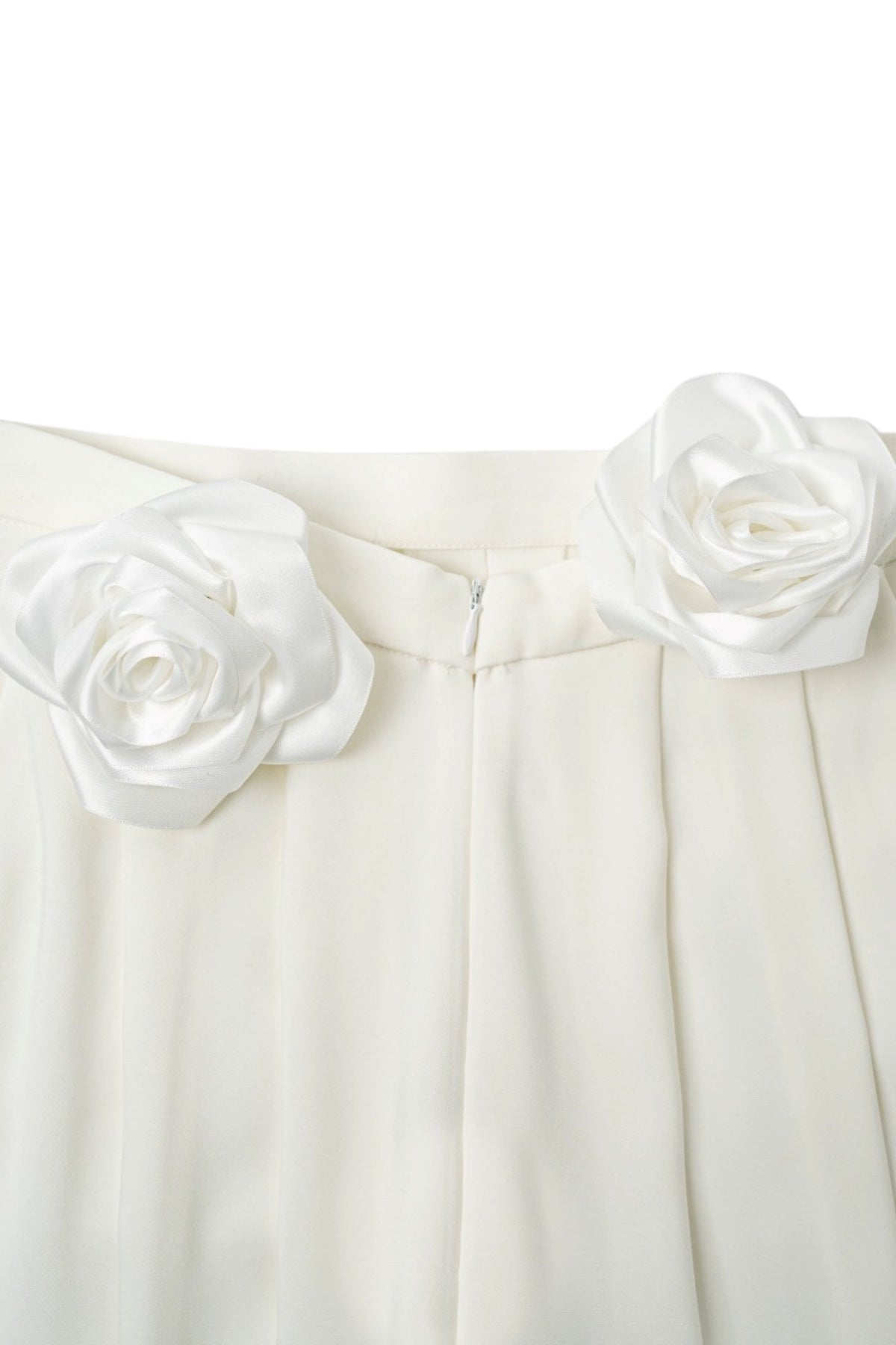 Çiçek Desenli Büzgülü Pantolon