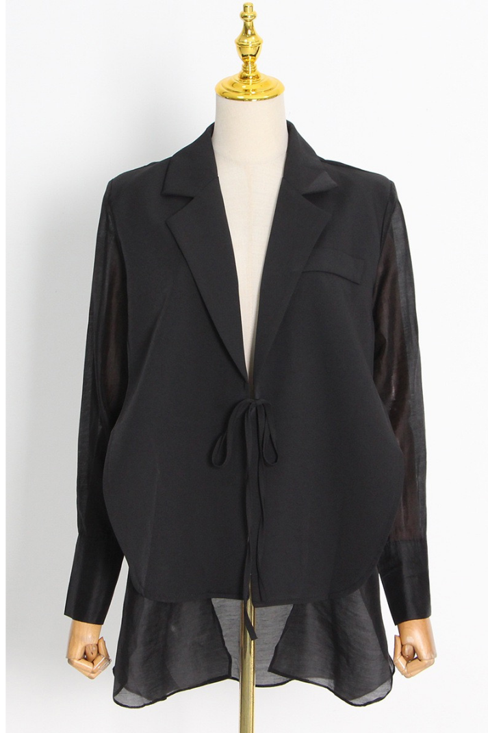 Azura Tül Karışımlı Blazer Ceket