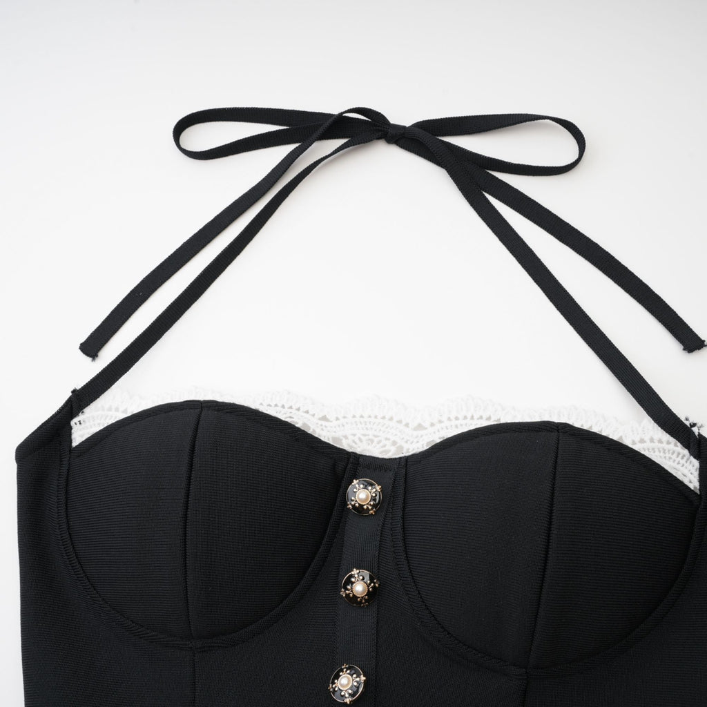 Delphine dantel maksi elbise