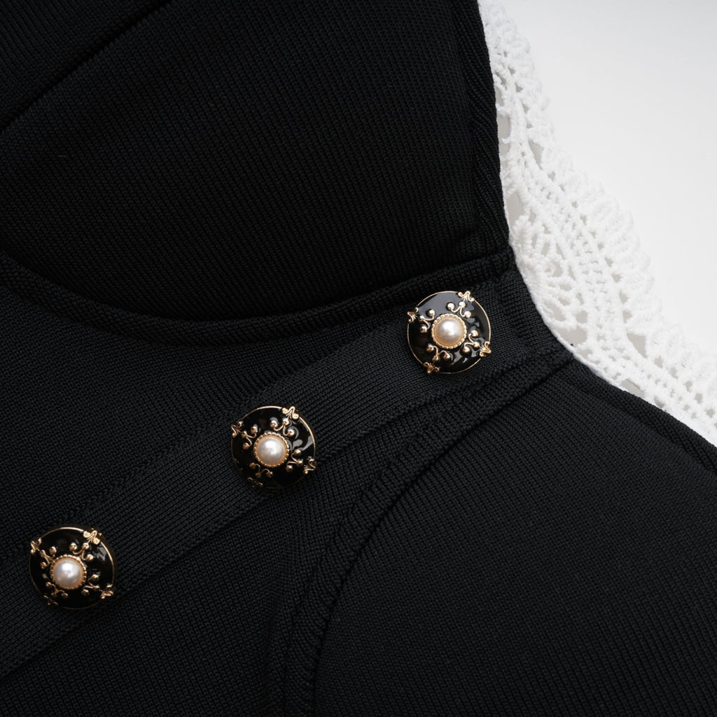 Delphine dantel maksi elbise