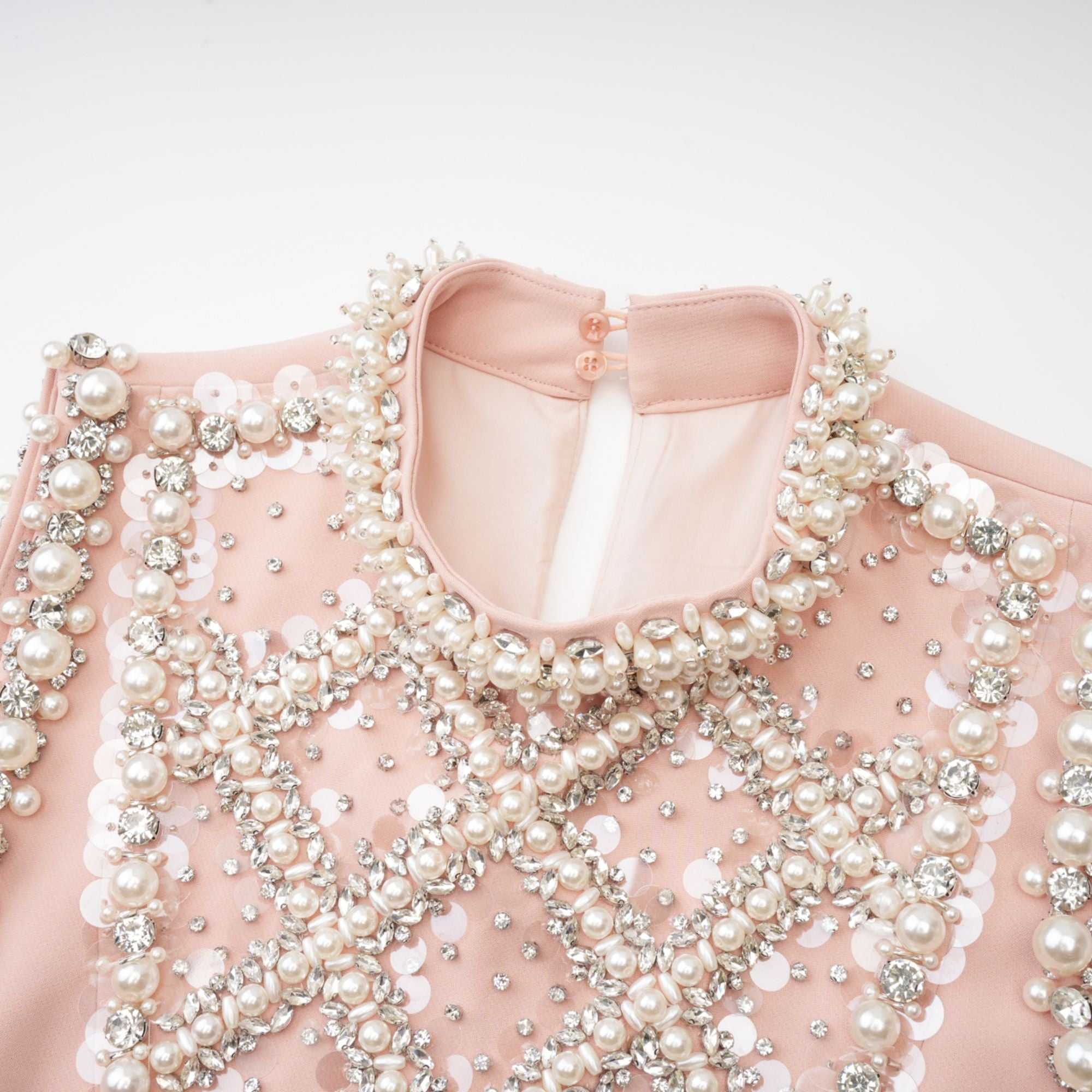 Cesca kolsuz mini elbise