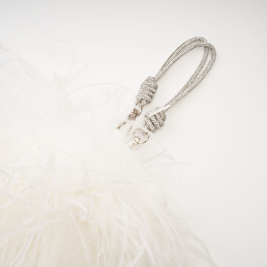 Camille tüy mini elbise