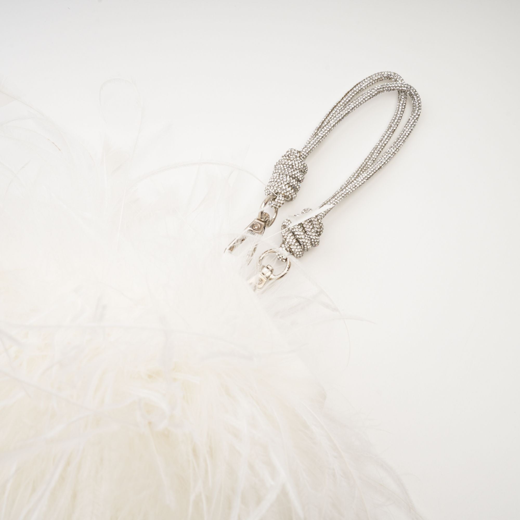 Camille tüy mini elbise