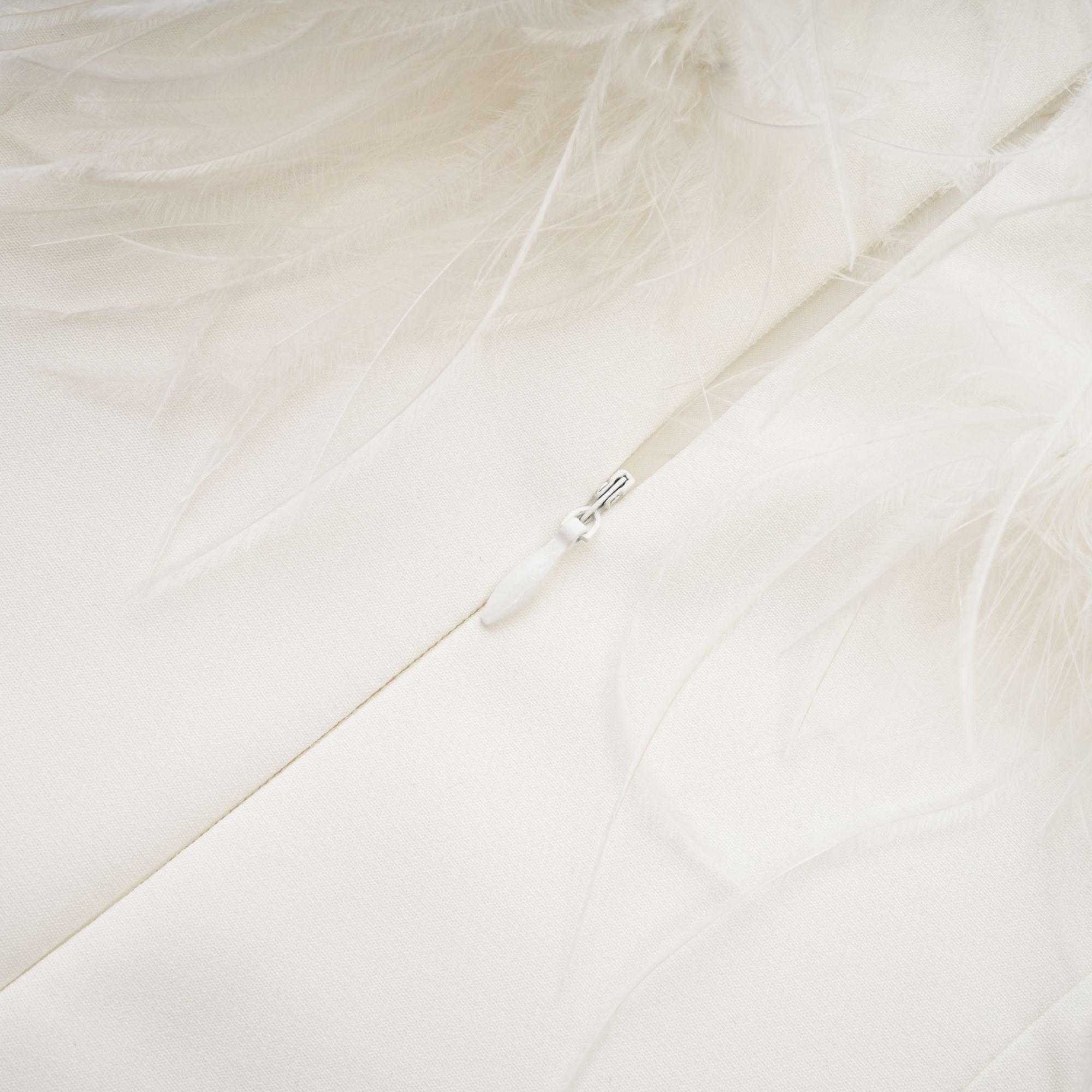 Camille tüy mini elbise