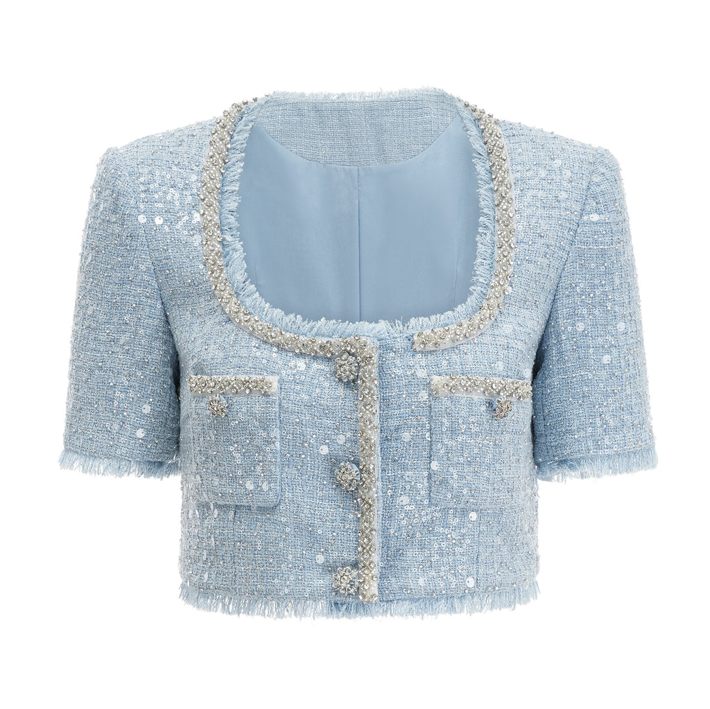 Blanche top ve etek takım