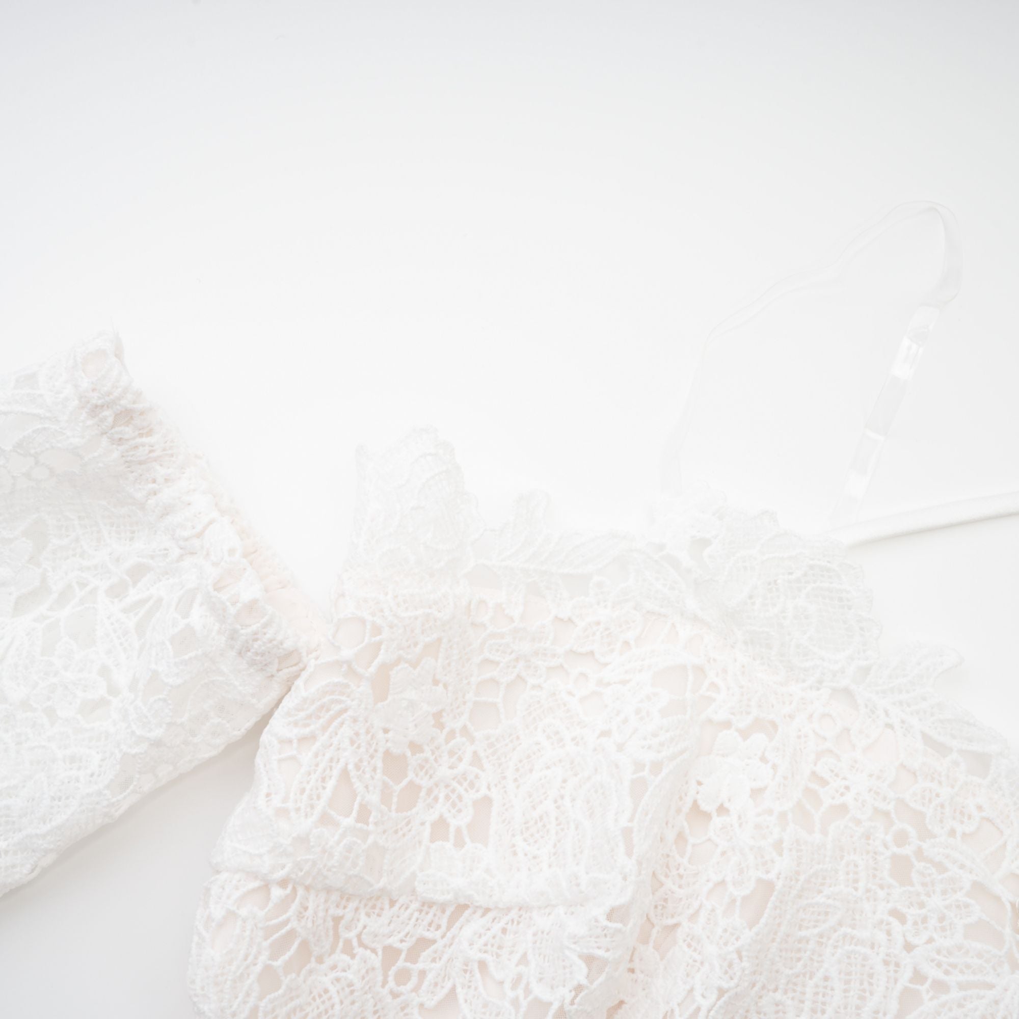 Cyrielle dantel mini elbise