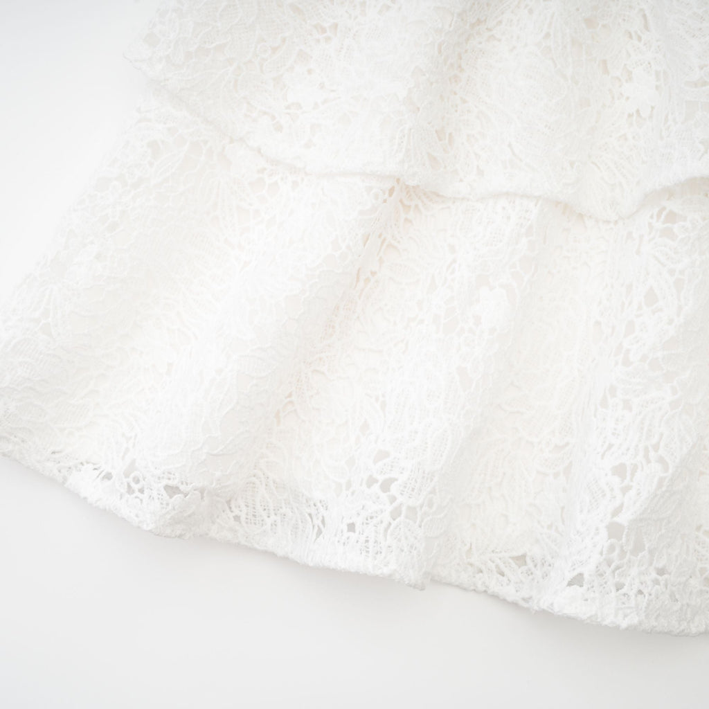 Cyrielle dantel mini elbise