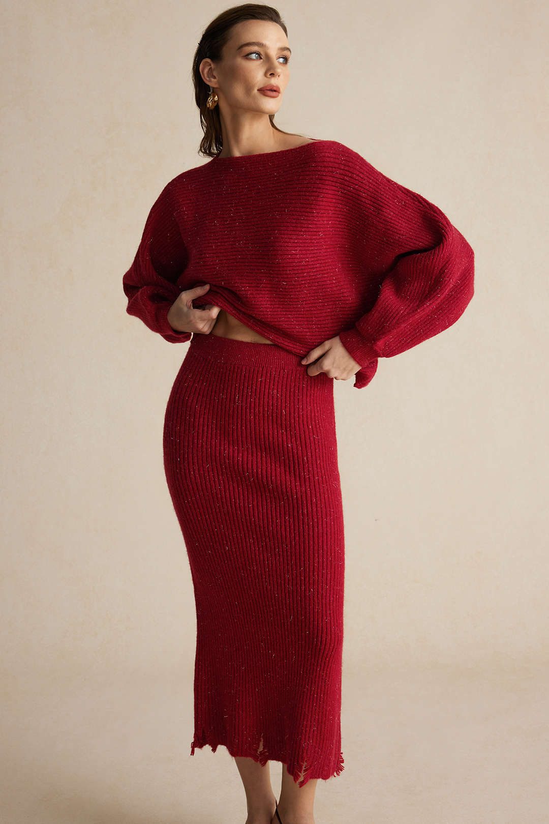 Asimetrik top Ve Etek Takım