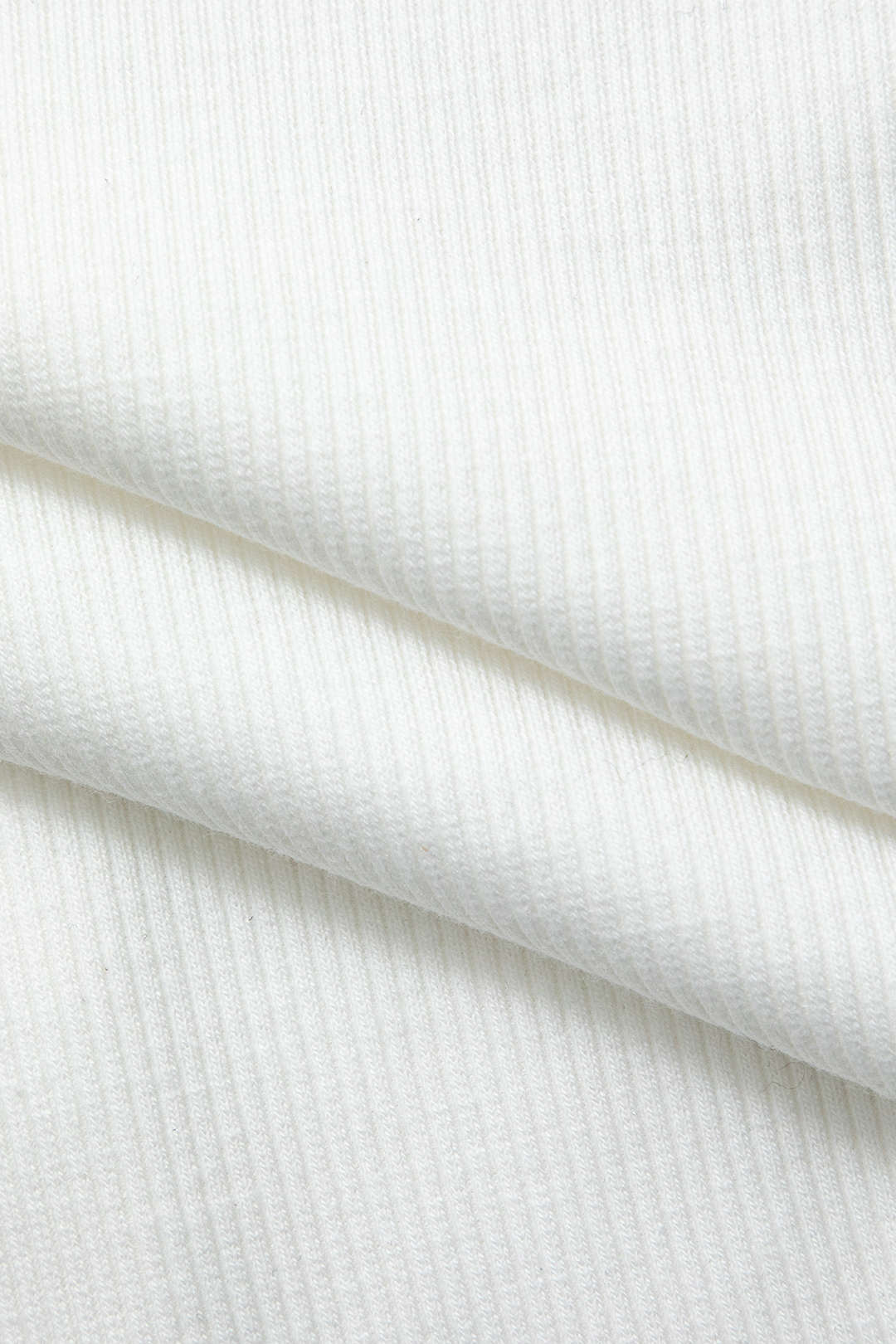 Basic Katı Yuvarlak Yaka Nervürlü Uzun Kollu top